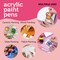 Incraftables Acrylic Paint Pens (12 Colors). Paint Markers for Rocks, Canvas, Wood, Plastic, Fabric, Metal & Glass. Best Acrylic Paint Markers. Stone & Rock Painting Markers Set for Kids & Adults